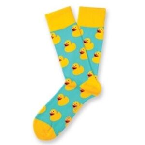 Two Left Feet Novelty Socks SITTING DUCK Size: Women's 10-12.5, Men's 8.5-13
